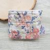 Peony Delph Zippered Bag