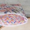 Peony Delph Zippered Bag - Image 2