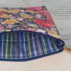 Denim Dahlias Zippered Bag - Image 2