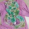 Succulents Chiffon Scarf